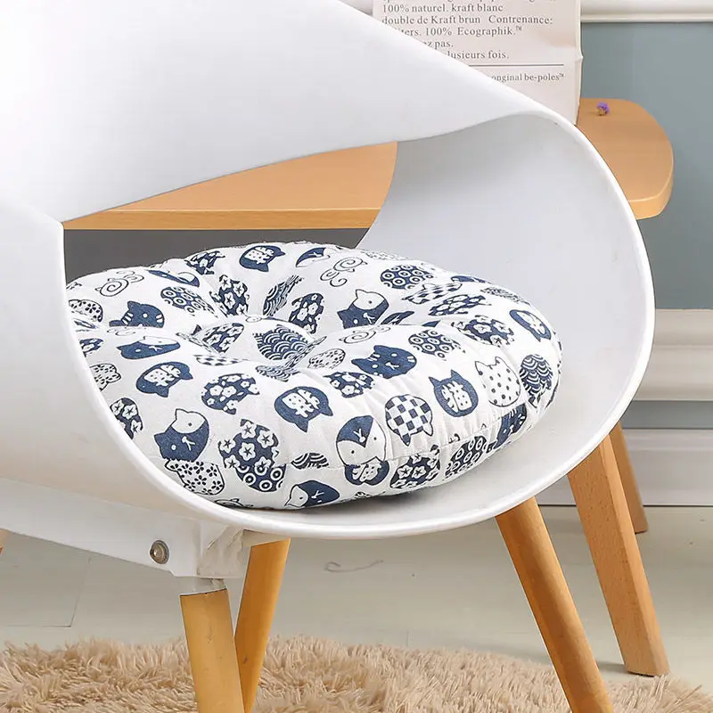 

Round Meditation Cushion Woven Chair Tatami Pillow Thicken Sitting Cushion Decorative Seat Pad For Sofa Japan Style Car Cushion