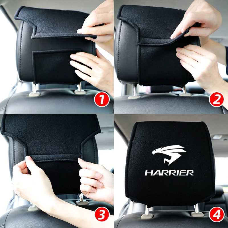 1 шт. чехол на подголовник автомобильного сиденья для Toyota harrier аксессуары