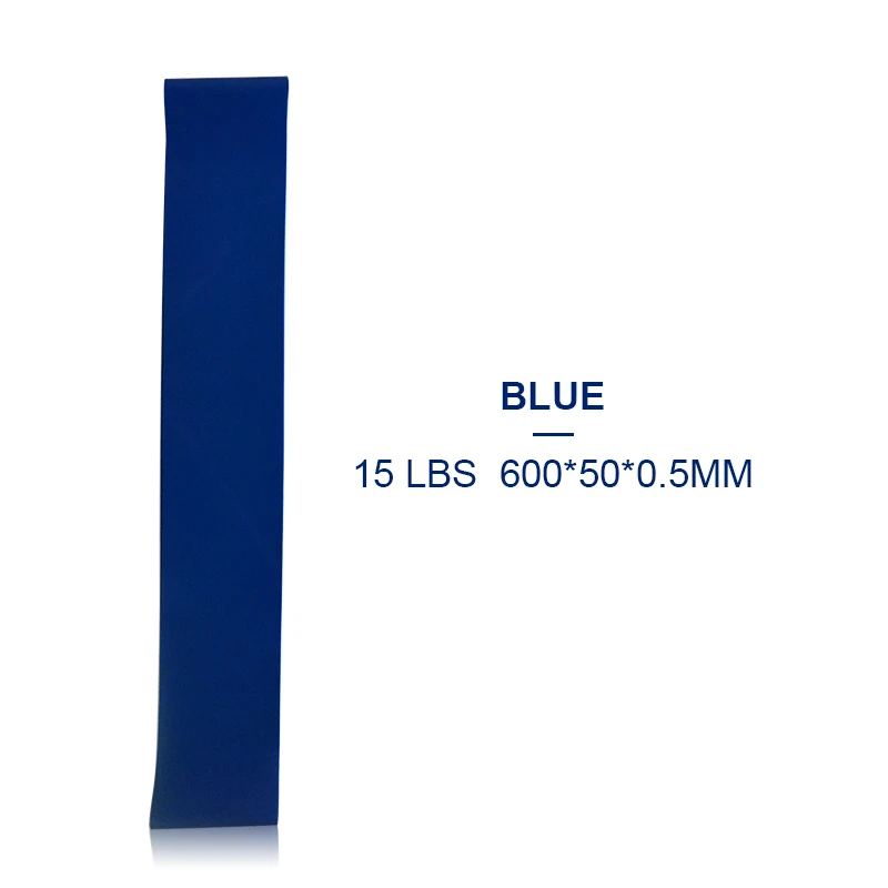 5 Level Fitness Resistance Bands 10-50LBS High Strength Training Rubber Loops Elastic Bands Customized for Men Workout Equipment - Цвет: 600x50x0.5mm