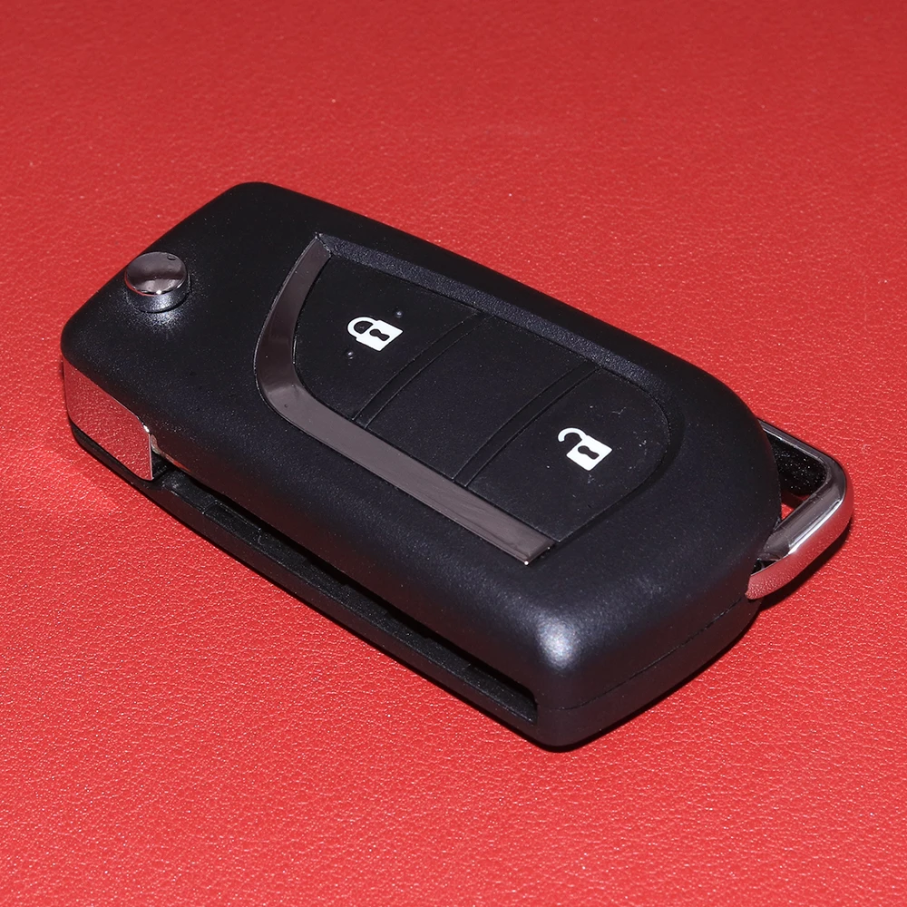 JEAZEA раскладная откидная оболочка ключа дистанционного управления 2 кнопки