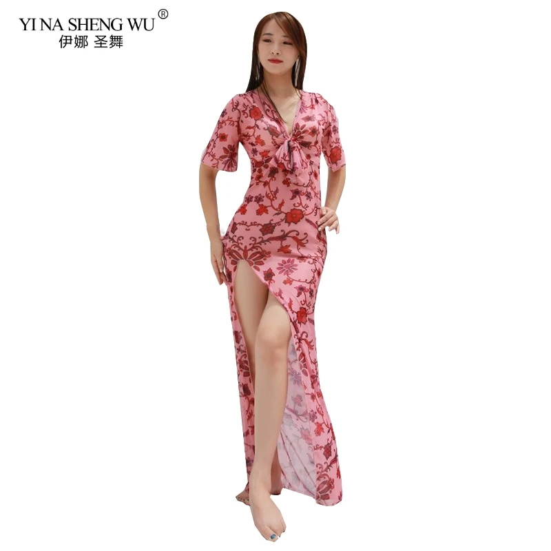 Дешевый танцевальный костюм оптом женская одежда для Белла с цветочным рисунком