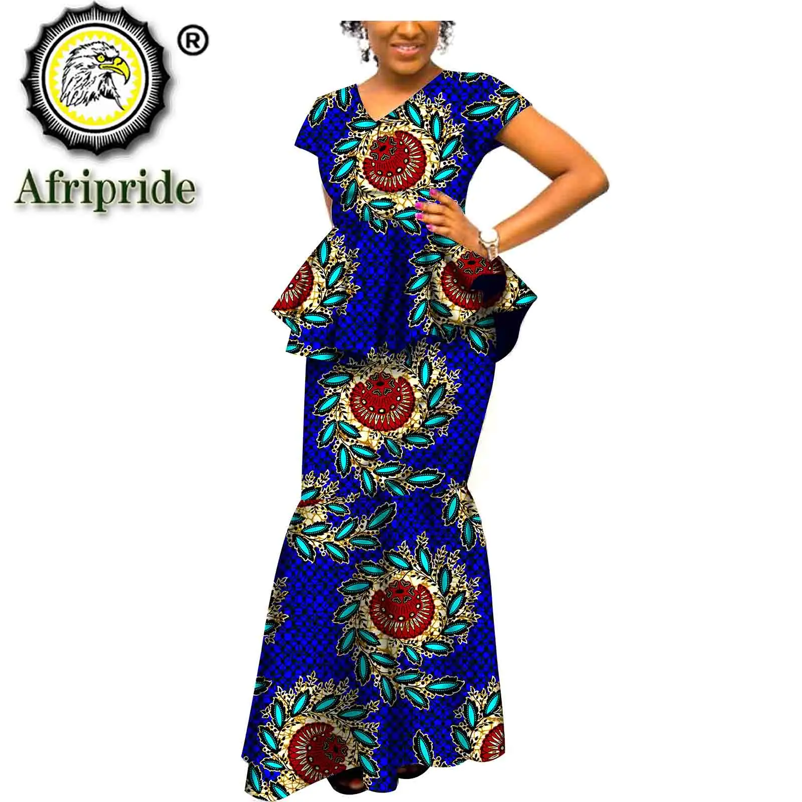 2020 африканские платья для женщин Дашики AFRIPRIDE с принтом Анкары повседневное