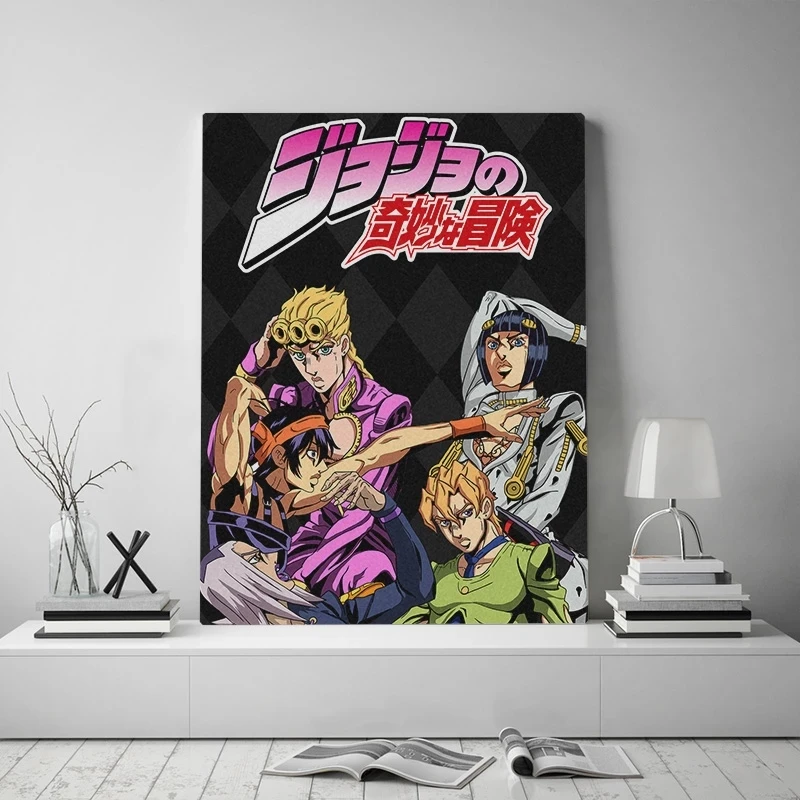 

Giorno Bruno Bruno Pannacotta Narancia Canvas Poster Home Decor Hd Prints Anime Painting Wall Art Picture Living Room Bedroom