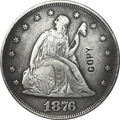 

Копия монеты «Свобода» из Соединенных Штатов 1876