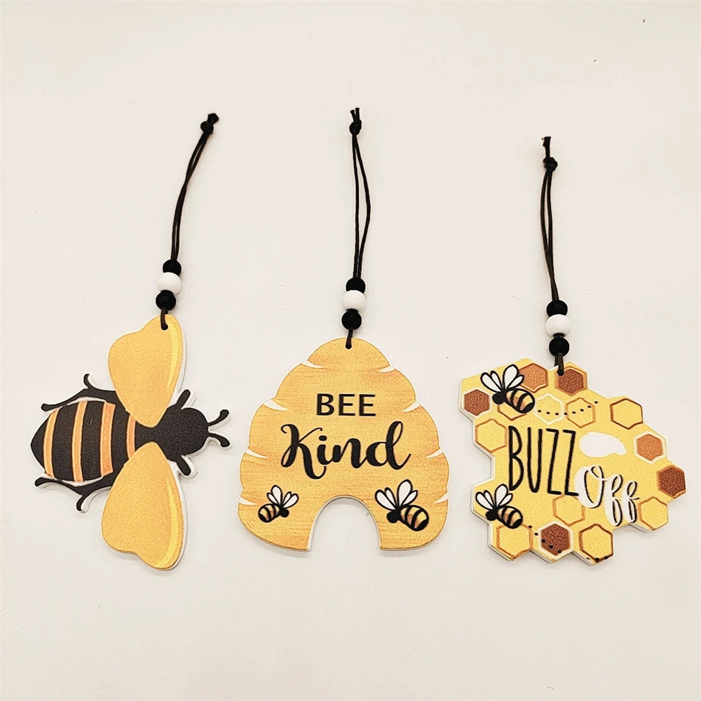 3 шт. деревянные подвесные украшения для сада|Украшения своими руками вечеринки| |