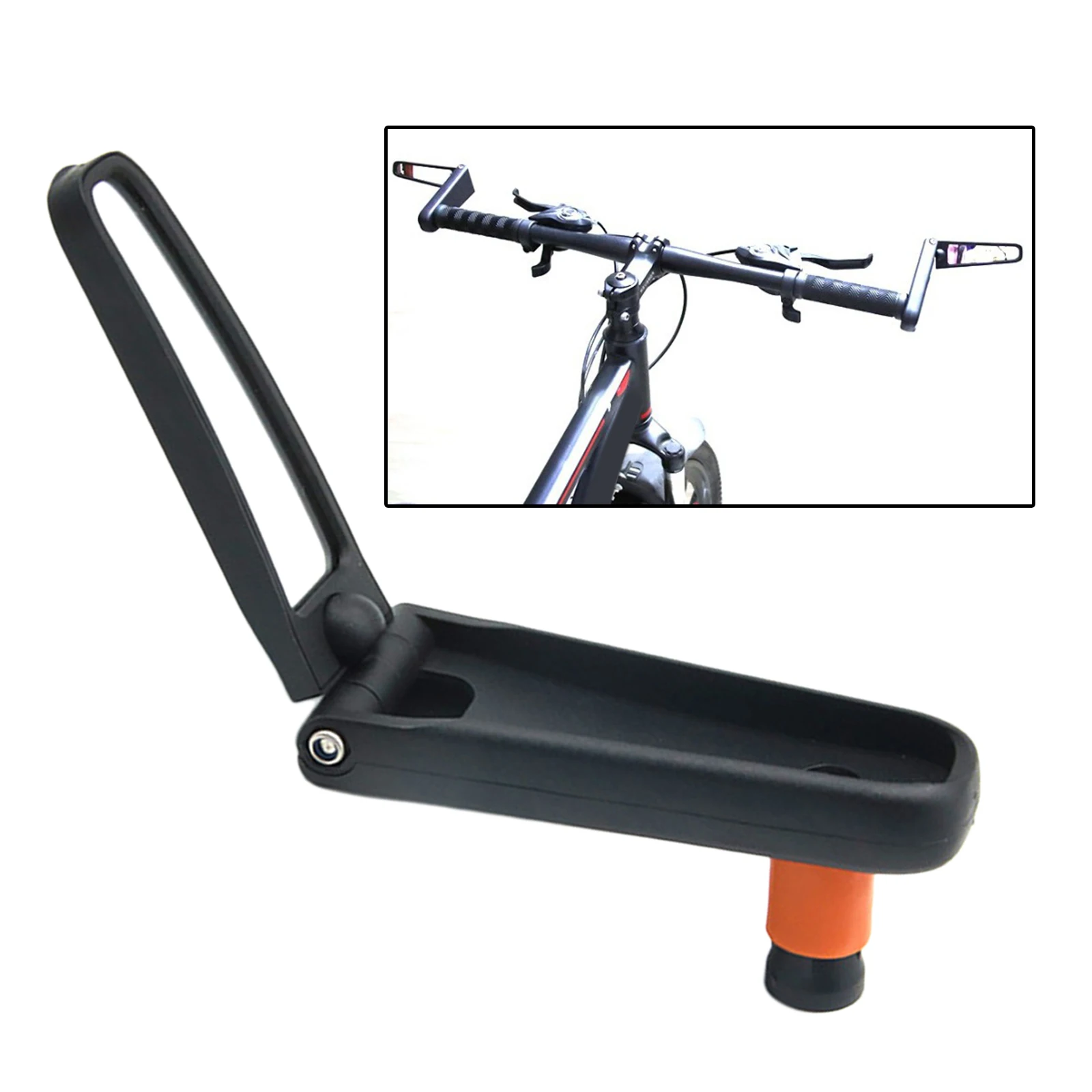 

Bike Mirror, Adjustable Bicycle Cycling Rear View Mirror for Handlebar End Mount