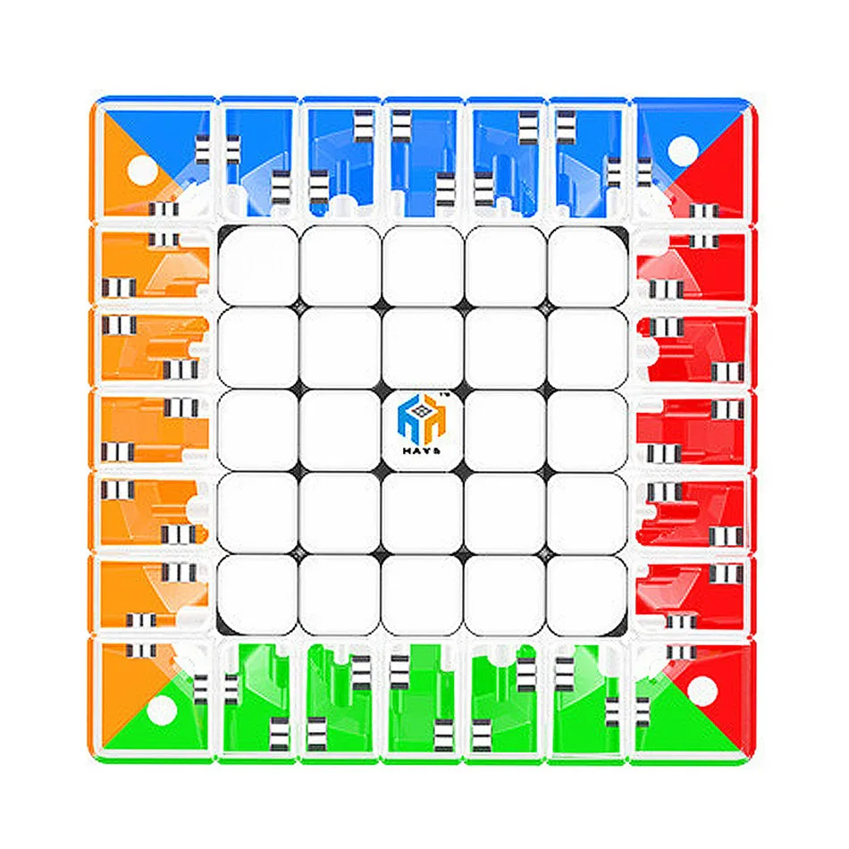 

Yuxin Hays 7x7x7 Magnetic Professional Cube Magic Speed 7x7 Cube Oringal Cube Magnets Puzzle Cubo Magico 7*7 Toys For Children