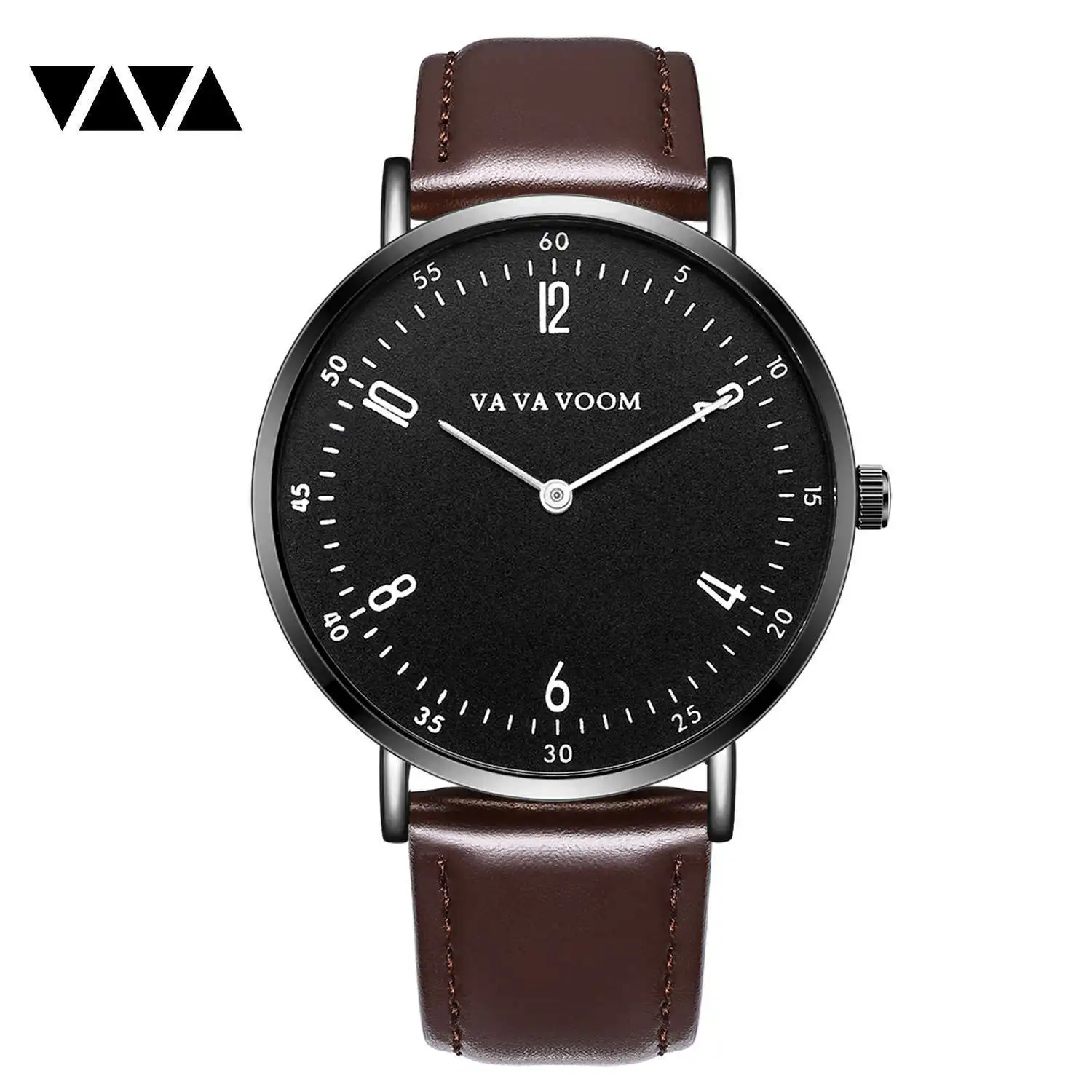 

Men's slim belt leisure business watch new contracted waterproof quartz watch