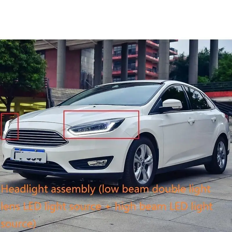 Luces Automovil Neblineros Para Auto Drl Lights Assembly Cob Styling Led Parts Car Lighting Headlights 17 18 FOR Ford Focus | Автомобили и