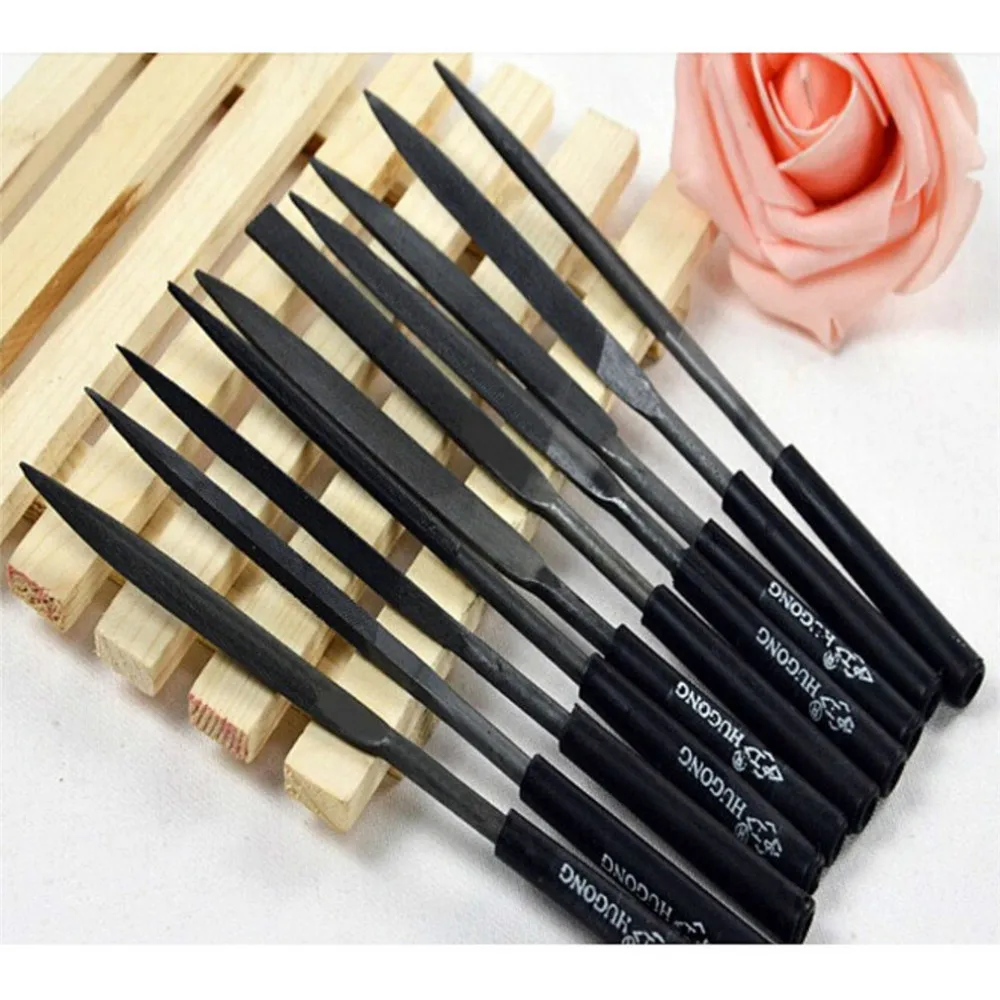 

10pcs Needle Files Plastic handle For Wood processing,DIY Handmade Home Indoor Tools Watch repair making models Files Sets Tools