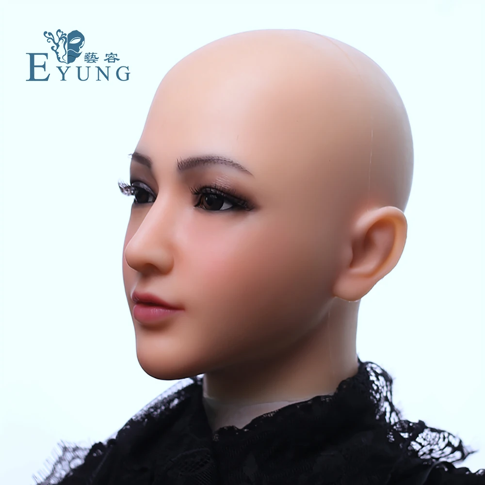 Реалистичные Силиконовые Маскировочные реквизиты для лица с полной головкой