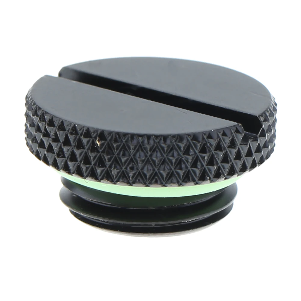 

Computer Water Cooling System Plug With Silicone Sealing Ring Straight End plug Water Cooling Plug Straight 18mm Electroplated