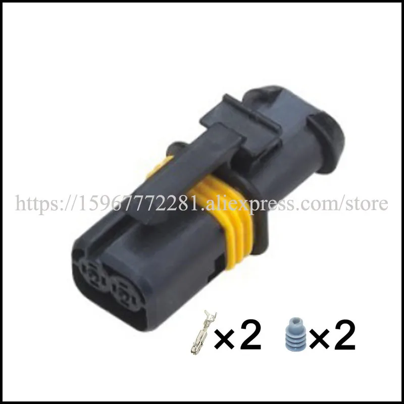 50 компл женский кабель терминальные соединители куртка автомобильный разъем 2