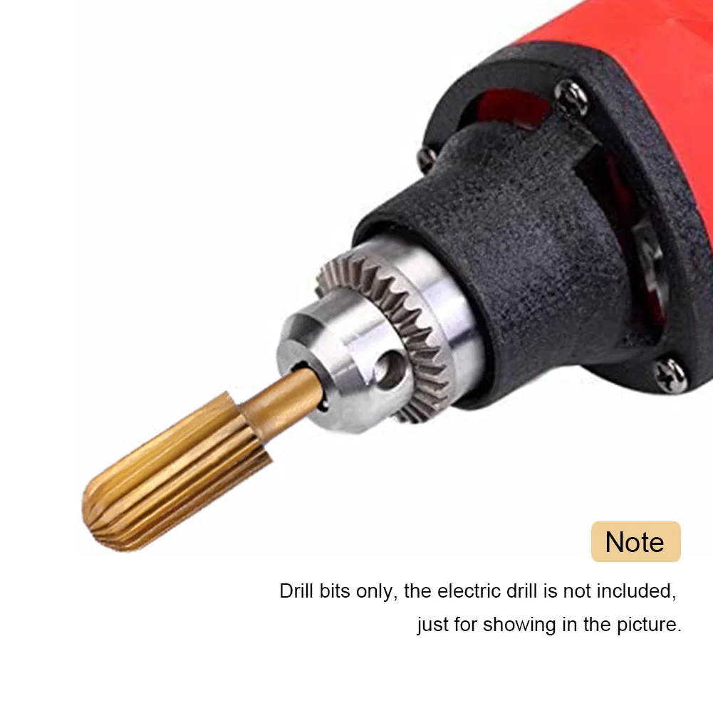 

5pcs Grinding Durable Carving Woodworking For Metal Milling Lightweight Replacement Parts Cutter Tool Hex Shank Drill Bit Set