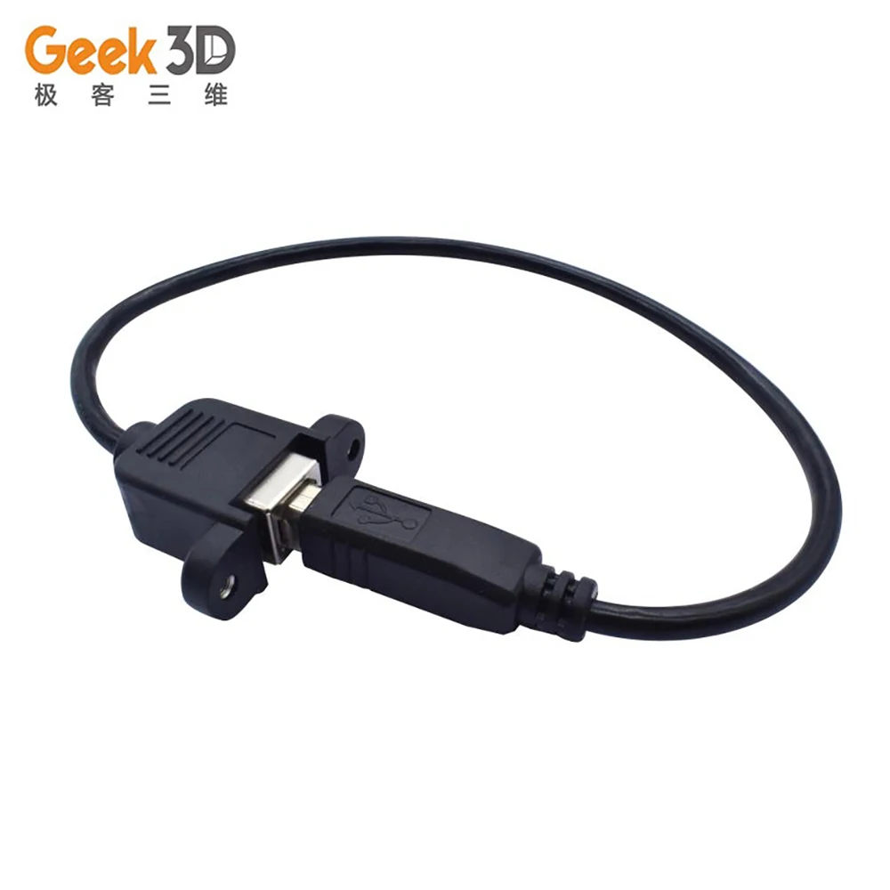 

3D Printer BM Printing Interface USB Extension Cable Kit 30cm/100cm Length EXTENSION Data Cable Panel Mount for 3D Printer Parts