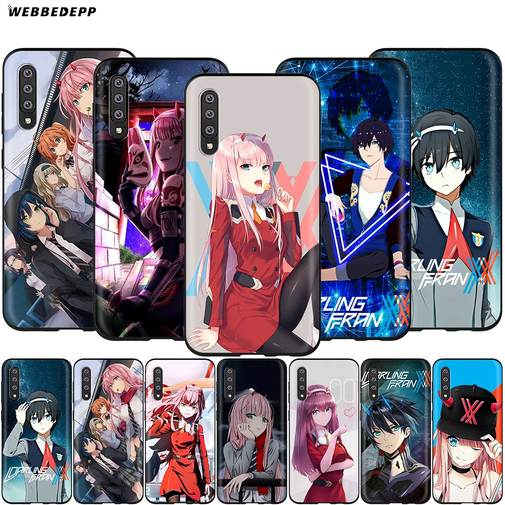 Webbedepp аниме чехол Franxx для Samsung Galaxy A3 A5 A6 Plus A7 A8 A9 J6 M20 A10S A20S A30S A40S A50S|Бамперы| |