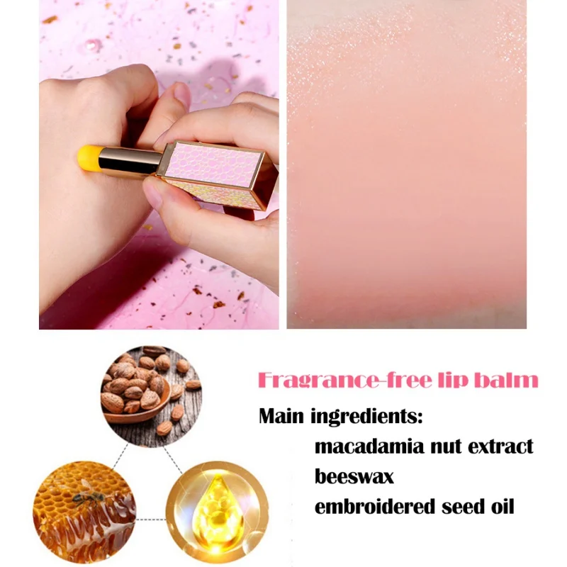 Быть уверенной в себе Женщины изменение температуры бальзам для губ водостойкая