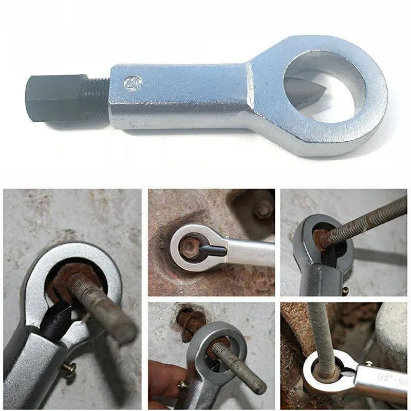 

1 PCS Duty Rust Resistant Damaged Nut Splitter Remover Rusty Nuts Splitter Spanner Remove Cutter Tool Steel Wrench Hex