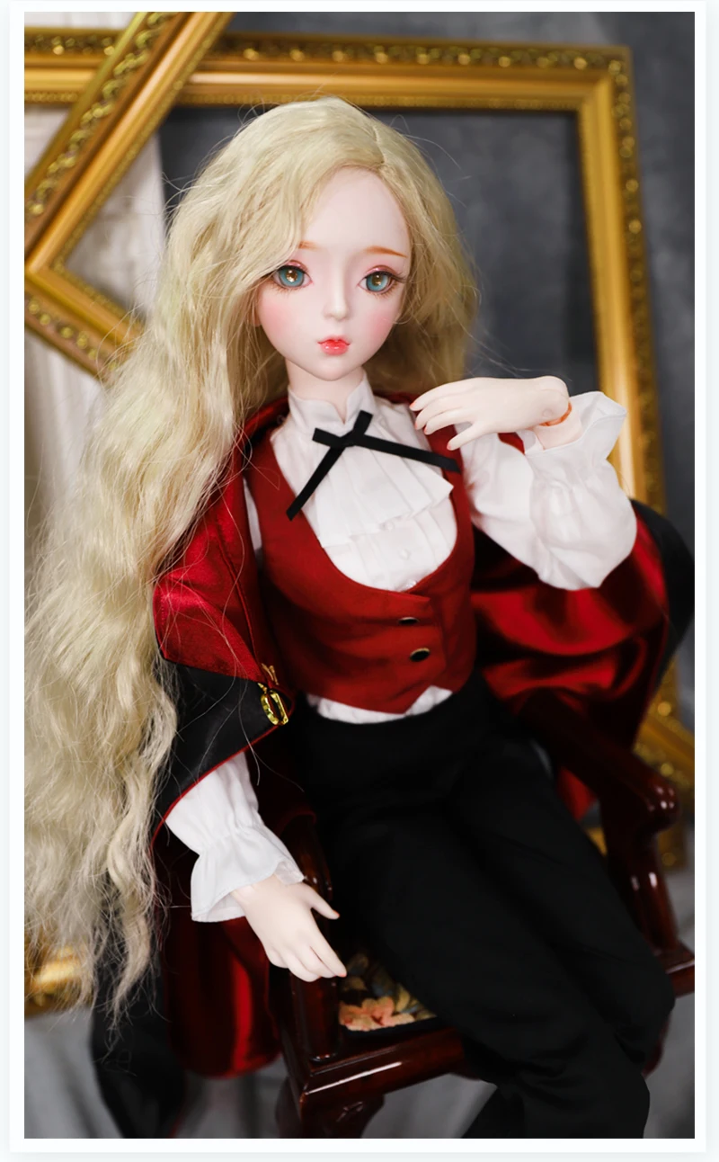1/3 bjd кукла 62 см шарнирная кукла для тела светлые волосы с одеждой обувь маг AI YoSD MSD SD набор игрушка подарок для ребенка DC лати