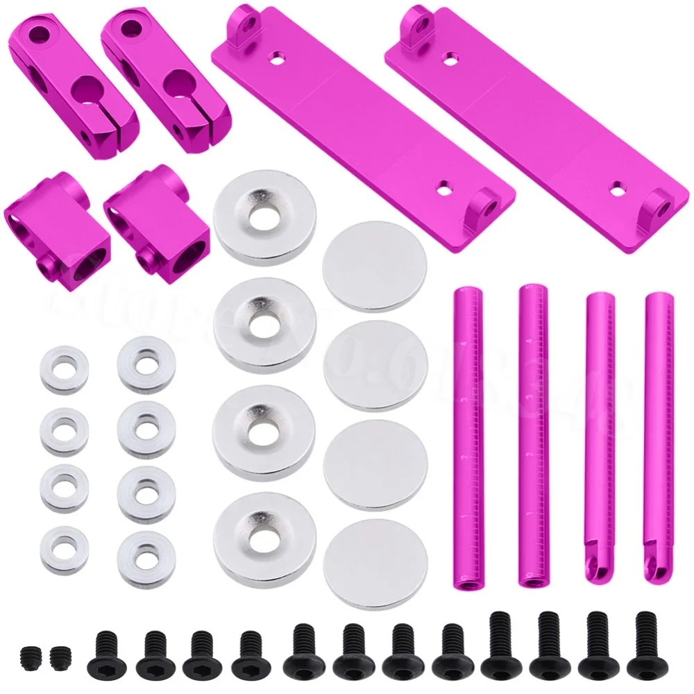 10 комплектов ЧПУ Алюминиевый магнитный стелс Невидимый корпус комплект