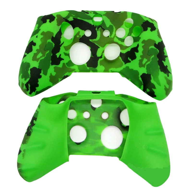 Для Xbox One X S геймпад камуфляж силиконовый резиновый чехол для кожи сцепление