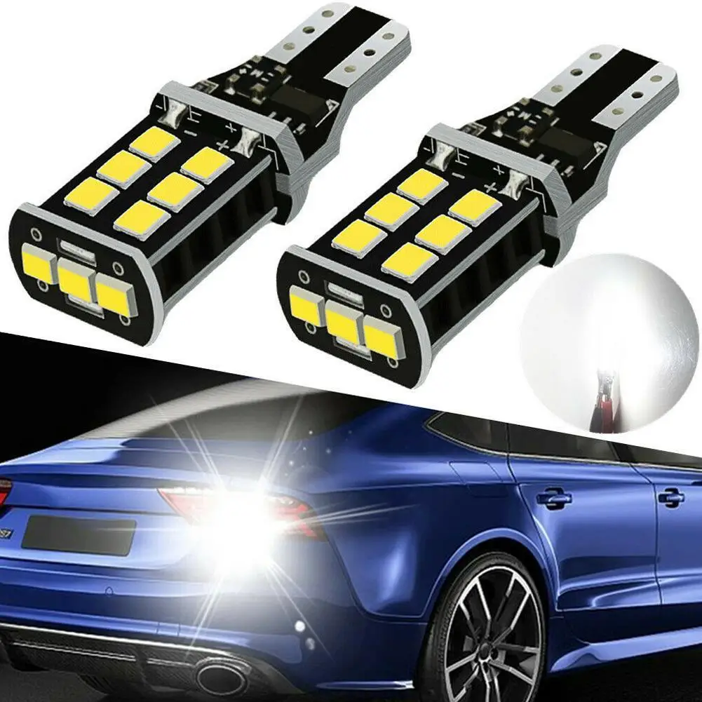 

(One one sold) decoding car led bulb Canbus W16W T15 2835 light 15SMD light brake led reversing X0C1