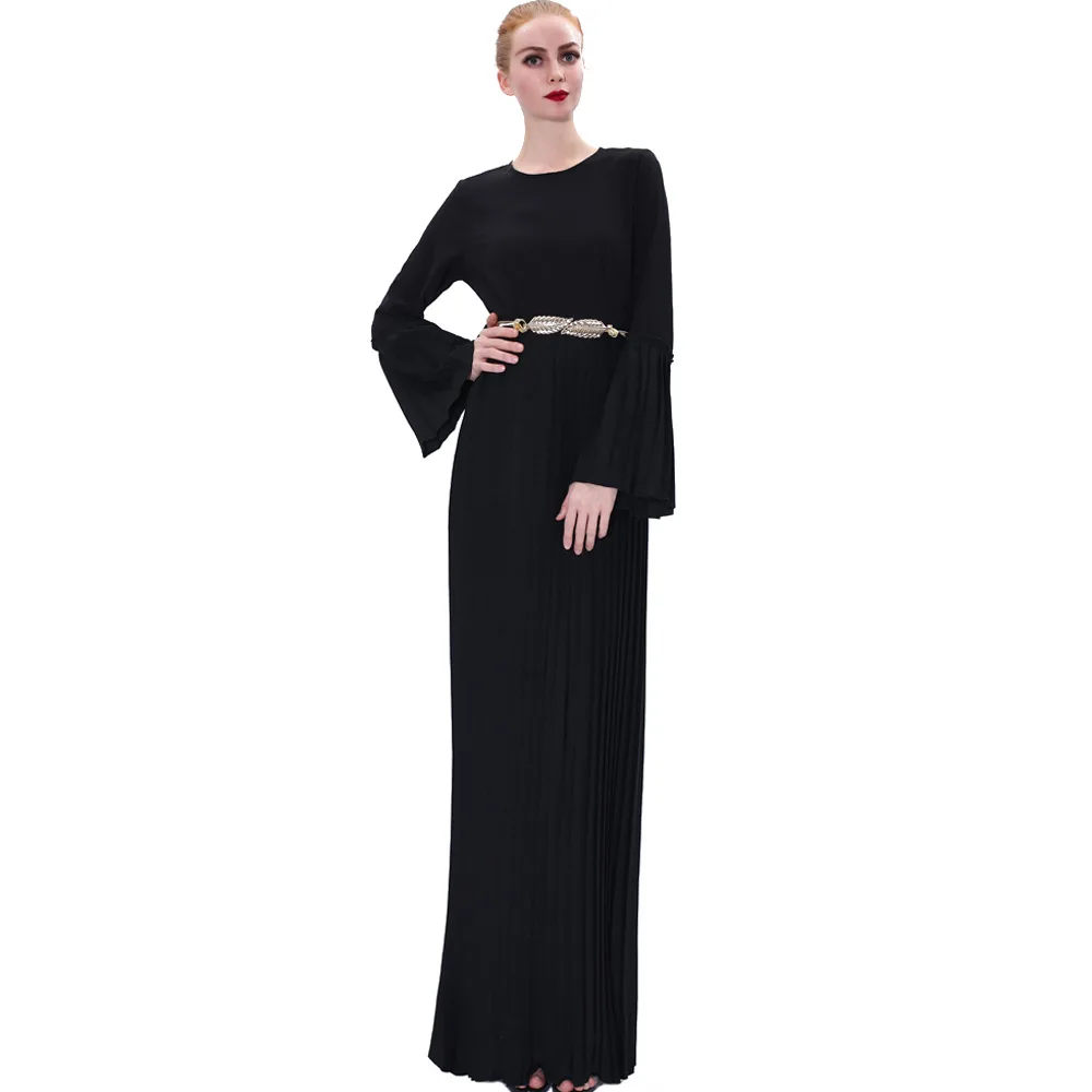 Мусульманское платье WEPBEL абайя Рамадан женское длинное макси мусульманское с