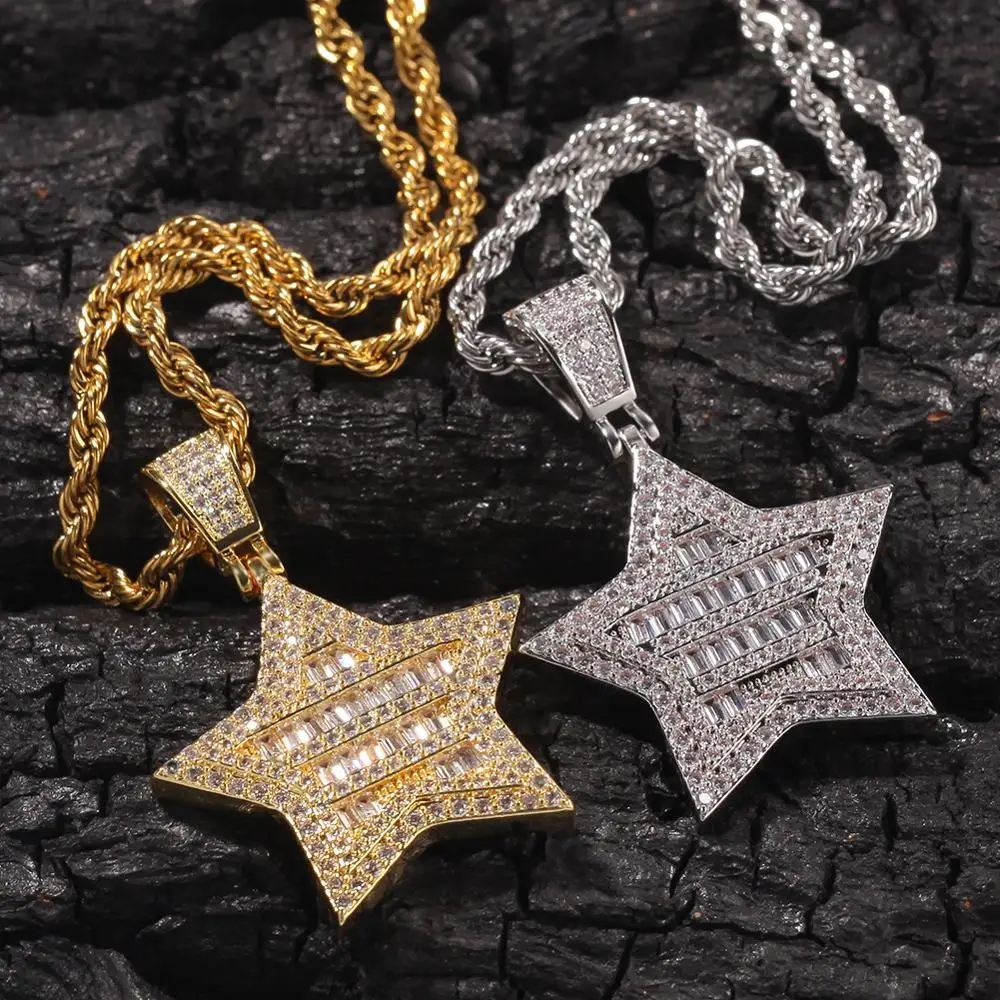 В стиле хип-хоп с мелким цирконием AAA камнем Bling лед из ювелирных изделий в