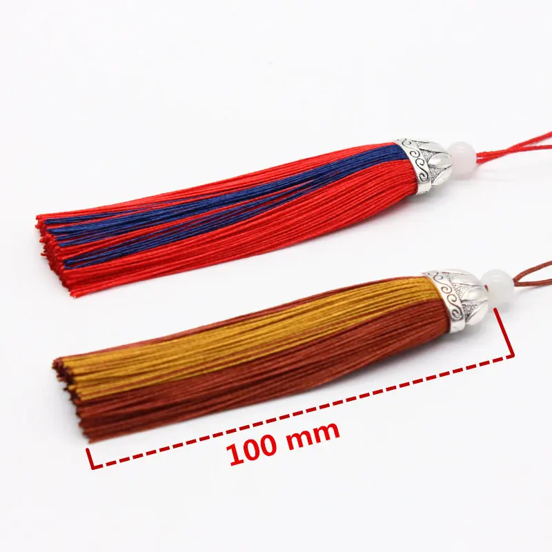 Подвеска с бахромой 3 цветов Металлические колпачки сделай сам шнур отделка для