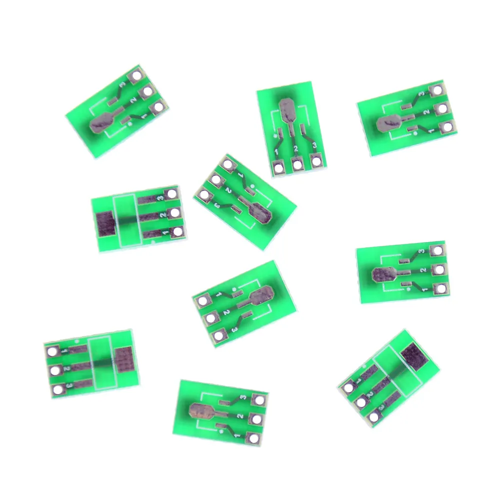 

10pcs DIY Converter Double-Side SMD SOT223 to DIP SIP3 Adapter PCB Board