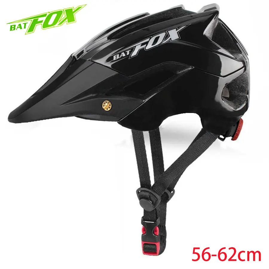 BATFOX велосипедный шлем Bicycke MTB велосипедные шлемы оранжевые мужские горные защитные шлемы для езды на велосипеде Fietshelm женские сверхлегкие спортивные шлемы для активного отдыха - Цвет: 5002-Black-Black