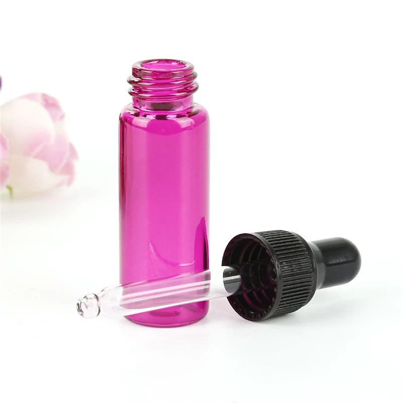 10 шт. одноцветное Цвет эфирное масло флакон-капельница Стекло бутылки 5 мл