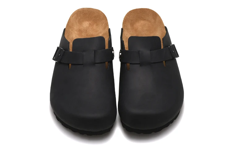 BIRKENSTOCK Boston Botou мужские и женские тапочки перевернутая меховая обувь шеф повара