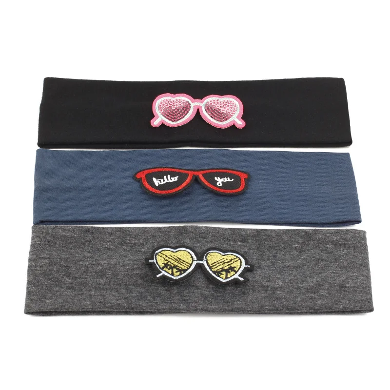 Повязка на голову для девочек и мальчиков однотонная хлопковая| |