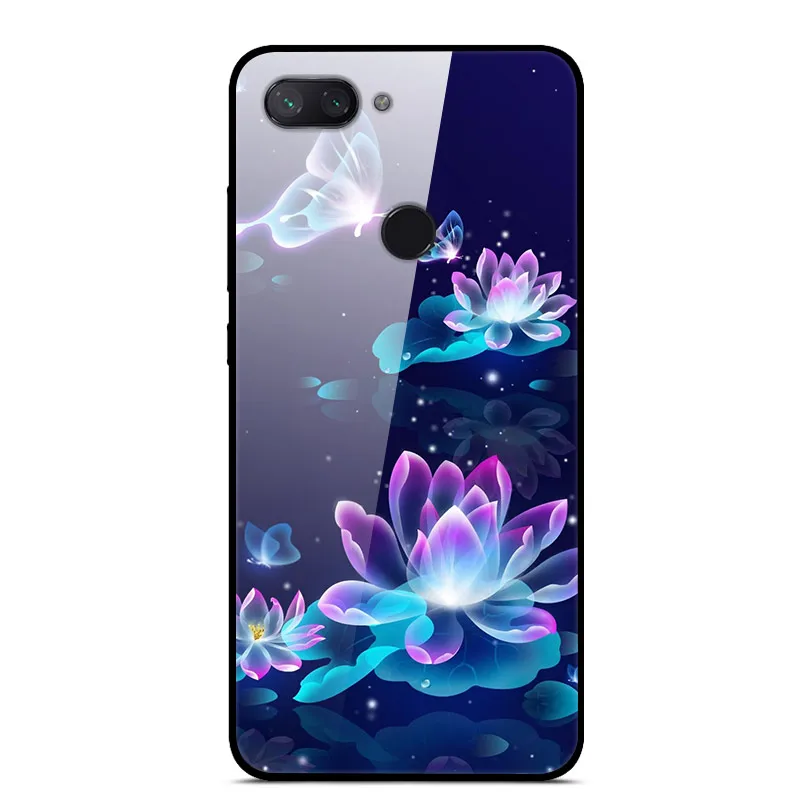 Чехол из закаленного стекла для Xiaomi Redmi 6, чехол с изображением планеты космоса, стеклянный чехол на заднюю панель для Xiaomi Redmi 7, 6, A, 7A, 6A, чехол для телефона Redmi6