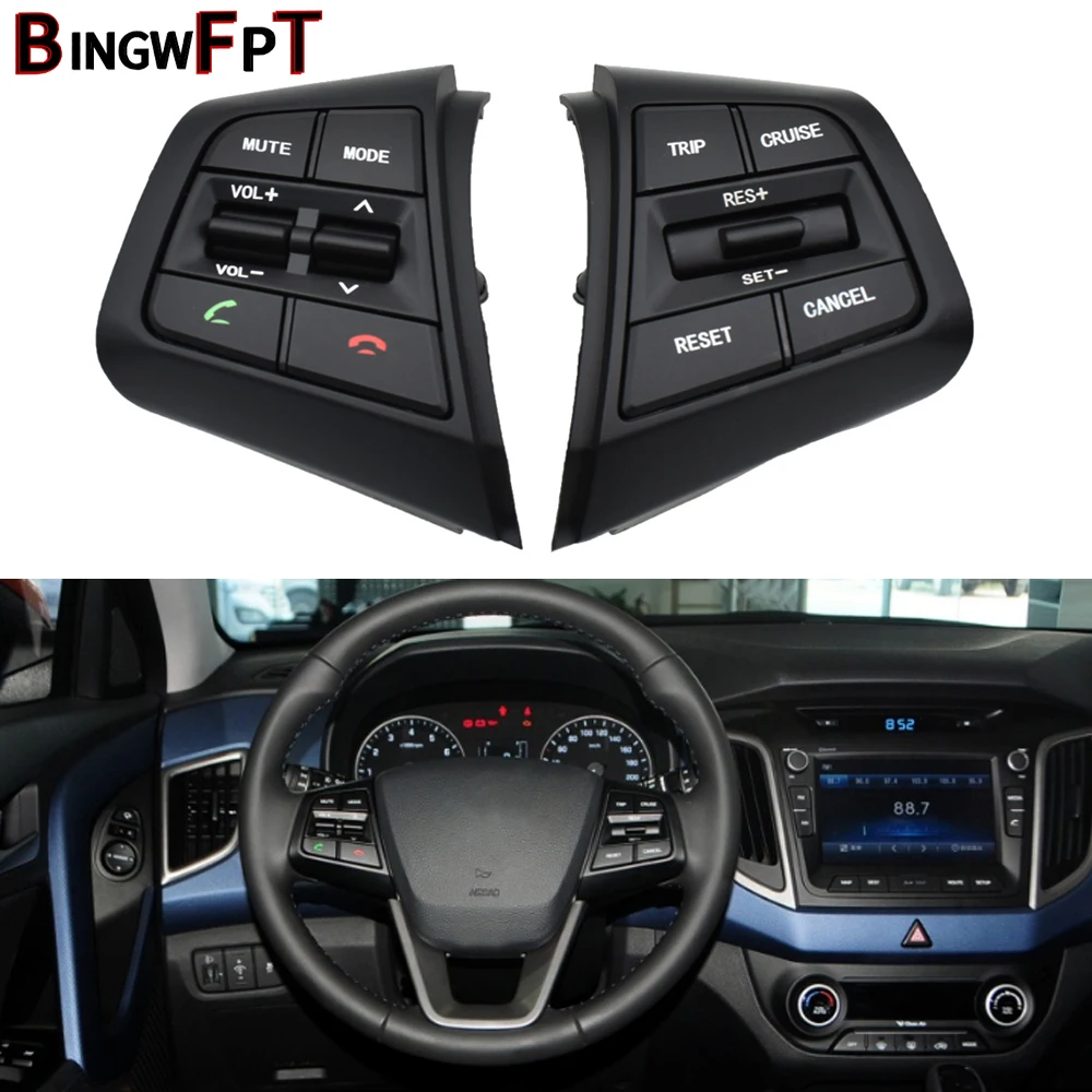 Кнопки управления круиз контролем на руль для Hyundai Creta ix25 2 0 L 96700C90004X 96710C90004X 96710C90104X