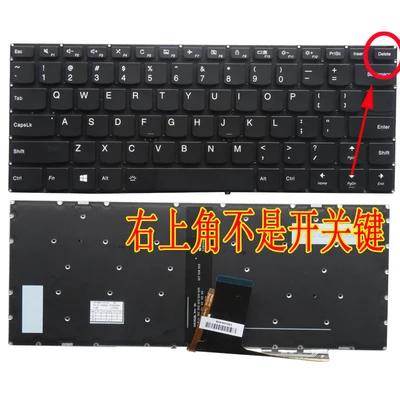 Новый ноутбук английская раскладка клавиатуры Замена для Lenovo V310 14IKB