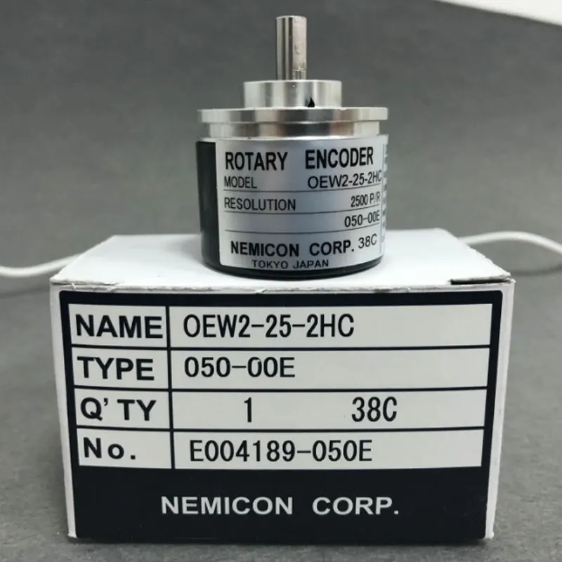 

New Origina NEMICON OEW2 6mm Solid Shaft Incremental Rotary Encoder Open Collector 100 200 360 500 600 1000 1024 2000 Pulse