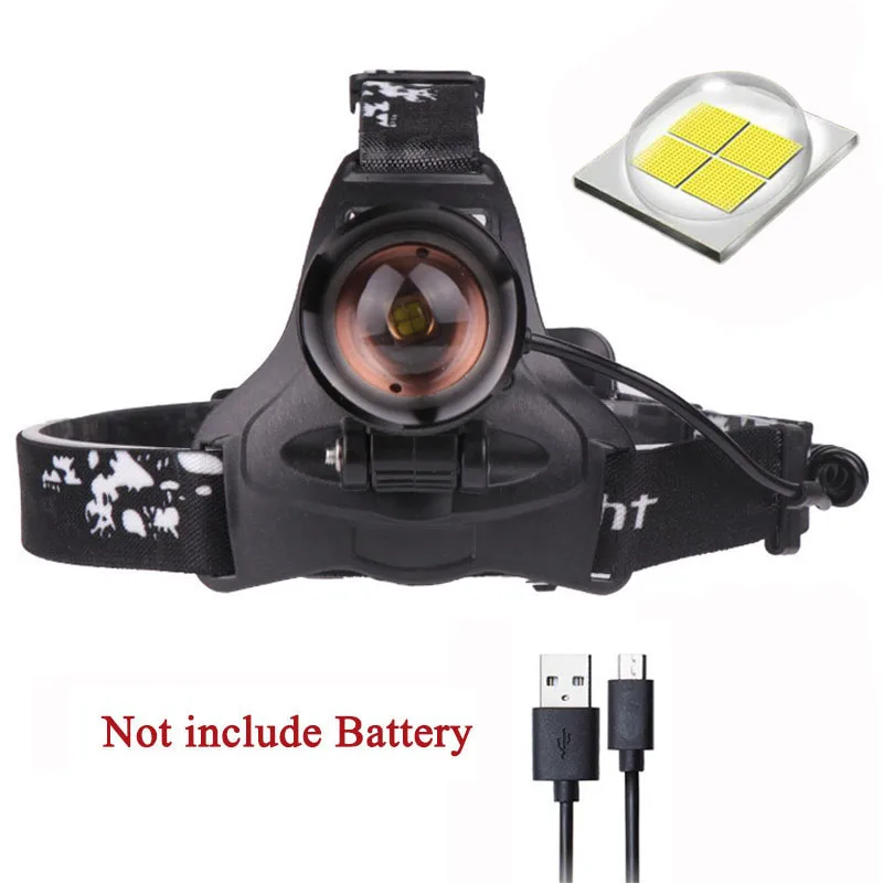Package A Litwod Z90 2806 светодиодный налобный фонарь Мощный CREE XLamp XHP70 зум-объектив фара 18650 перезаряжаемая батарея головной фонарик лампа факел - Испускаемый цвет: Package A