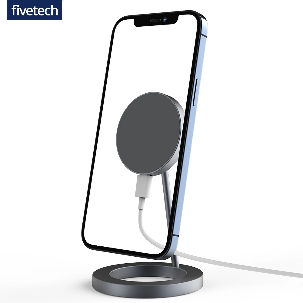 

QI Magnetic Wireless Charger Station For Xiaomi 11 Samsung S20 iPhone 8 Plus 11 XS 12 Pro Max 360Rotation Phone Charging Stand