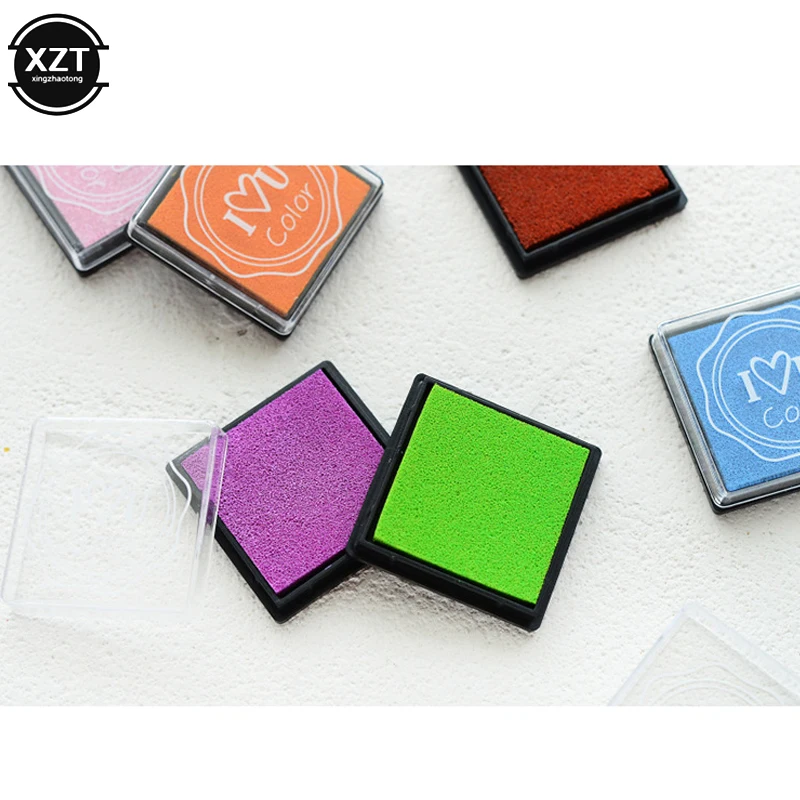 Чернильный мини-планшет сделай сам милый мультяшный штамп картина на палец Inkpad