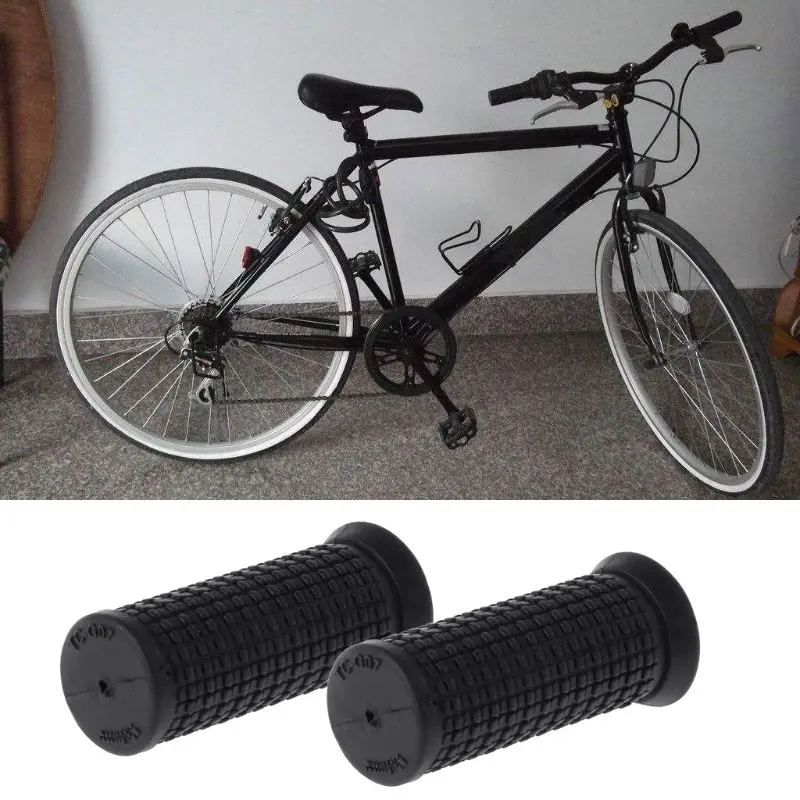 

2pcs Bicycle Grips Short Handle Rubber Non Slip Cycling Scooter MTB Bike Parts H053