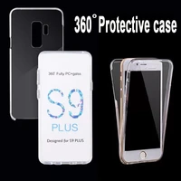 360 full body double protective phone case for samsung s21 ultra s21fe s20 plus note 20 ultra note 10 pro clear pc case