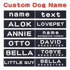 2 предмета персонализированный ПУ Dog Tag с именем на заказ K9 поводок для собак ярлык на ошейник Стикеры изготовленный на заказ бирка собаки собачий поводок именной ярлык