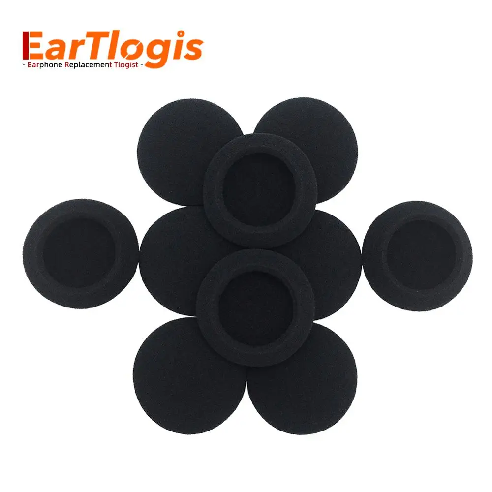 EarTlogis Sponge Replacement Ear Pads for Plantronics Audio 310 470 478 628 626 Headset Parts Foam Cover Earbud Tip Pillow