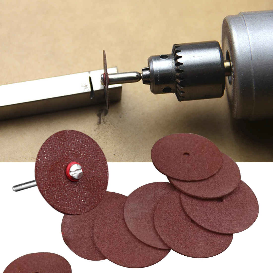 

38Pcs Cutting Disc Circular Saw Blade Grinding Wheel Dremel Rotary Tool Abrasive Sanding Disc Tools 2 x Connecting Rod Tool Set