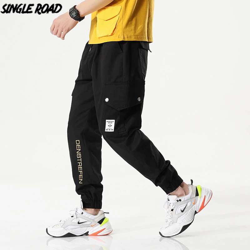 Мужские спортивные штаны SingleRoad повседневные для бега в стиле хип хоп панк