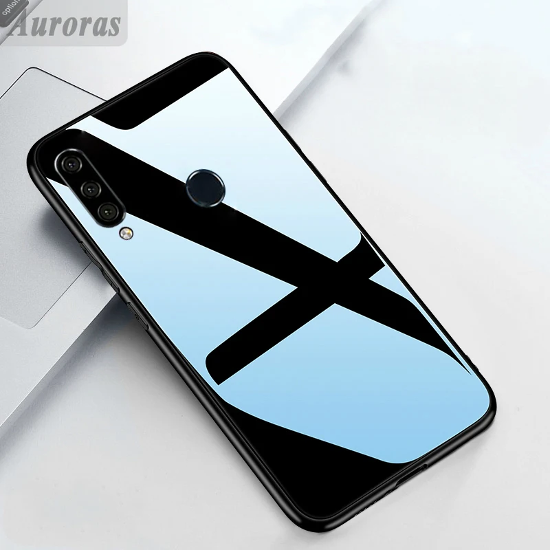 Чехол Auroras из закаленного стекла для Honor 20 Lite с мягкой рамкой ударопрочный чехол