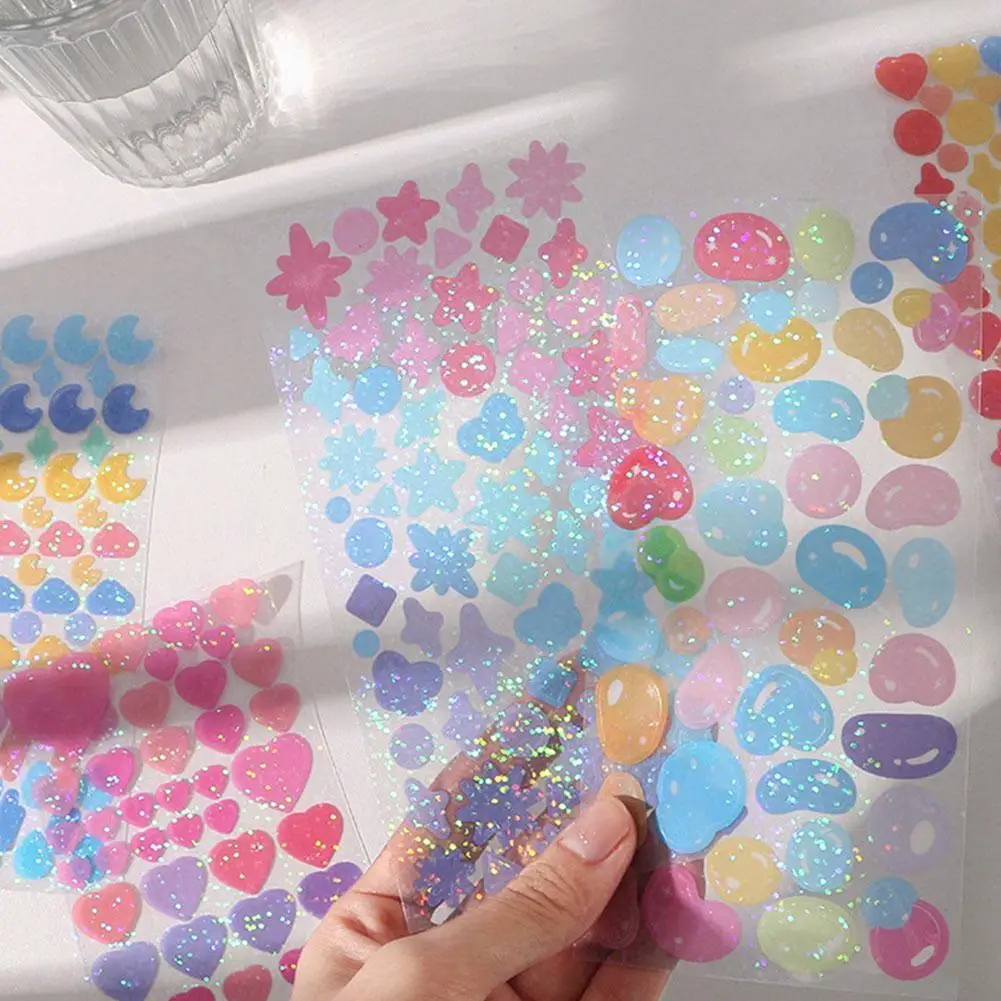 

1 PC Colorful Sticker Kawaii PVC Ribbon Decoration DIY Supplie Scrapbooking Stationery School Planner Diary Stickers Q4W9