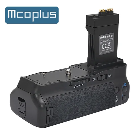 Вертикальный Аккумулятор Mcoplus BG-550D для камеры Canon EOS 550D 600D 650D 700D T2i T3i T4i T5i as BG-E8